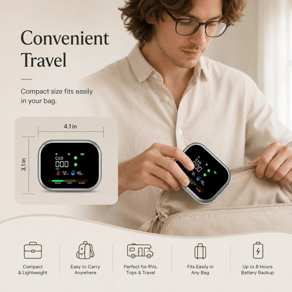 HomeSense™ 6-in-1 Gas Detector