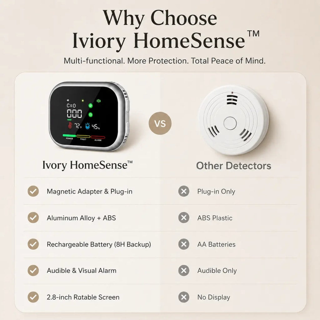 HomeSense™ 6-in-1 Gas Detector